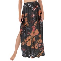 Fractal Vintage Grunge Print Design Maxi Chiffon Tie-up Sarong