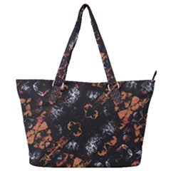 Fractal Vintage Grunge Print Design Full Print Shoulder Bag