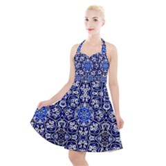 Ml 157 Halter Party Swing Dress  by ArtworkByPatrick