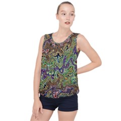 Ml 158 Bubble Hem Chiffon Tank Top by ArtworkByPatrick