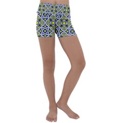 Ml 159 Kids  Lightweight Velour Yoga Shorts by ArtworkByPatrick