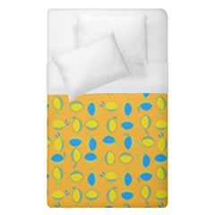 Lemons Ongoing Pattern Texture Duvet Cover (single Size)