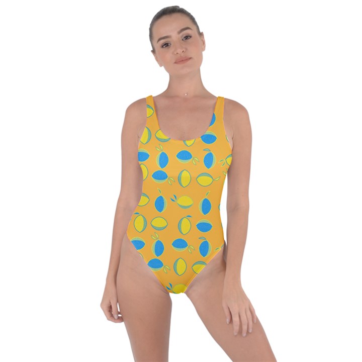 Lemons Ongoing Pattern Texture Bring Sexy Back Swimsuit