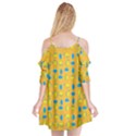 Lemons Ongoing Pattern Texture Cutout Spaghetti Strap Chiffon Dress View2