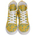 Lemons Ongoing Pattern Texture Women s Hi-Top Skate Sneakers View1