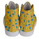 Lemons Ongoing Pattern Texture Women s Hi-Top Skate Sneakers View4