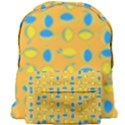 Lemons Ongoing Pattern Texture Giant Full Print Backpack View1