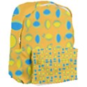 Lemons Ongoing Pattern Texture Giant Full Print Backpack View3