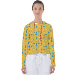 Lemons Ongoing Pattern Texture Women s Slouchy Sweat