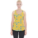 Lemons Ongoing Pattern Texture Piece Up Tank Top View1