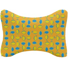 Lemons Ongoing Pattern Texture Seat Head Rest Cushion