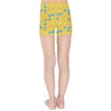 Lemons Ongoing Pattern Texture Kids  Sports Shorts View2