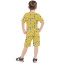 Lemons Ongoing Pattern Texture Kids  Tee and Shorts Set View2