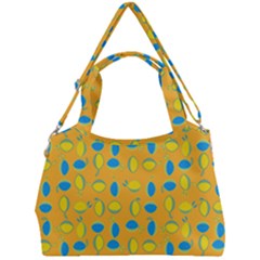 Lemons Ongoing Pattern Texture Double Compartment Shoulder Bag by Mariart