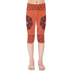 Elegant Decorative Celtic, Knot Kids  Capri Leggings  by FantasyWorld7