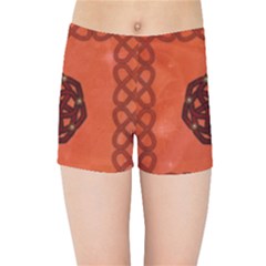 Elegant Decorative Celtic, Knot Kids  Sports Shorts by FantasyWorld7