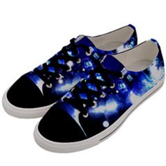 Tardis Background Space Men s Low Top Canvas Sneakers by Sudhe