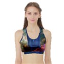 The Police Box Tardis Time Travel Device Used Doctor Who Sports Bra with Border View1