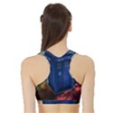 The Police Box Tardis Time Travel Device Used Doctor Who Sports Bra with Border View2