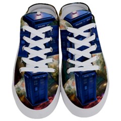 The Police Box Tardis Time Travel Device Used Doctor Who Half Slippers by Sudhe