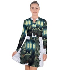 Time Machine Doctor Who Long Sleeve Panel Dress by Sudhe