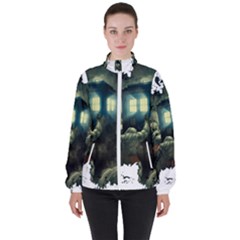 Time Machine Doctor Who Women s High Neck Windbreaker