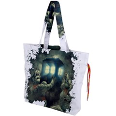 Time Machine Doctor Who Drawstring Tote Bag