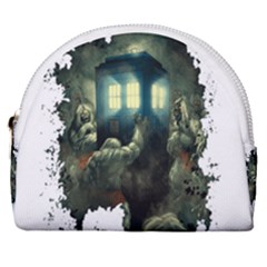 Time Machine Doctor Who Horseshoe Style Canvas Pouch by Sudhe