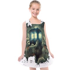 Time Machine Doctor Who Kids  Cross Back Dress