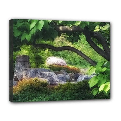 Chicago Garden of the Phoenix Canvas 14  x 11  (Stretched)