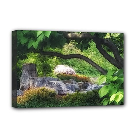 Chicago Garden of the Phoenix Deluxe Canvas 18  x 12  (Stretched)