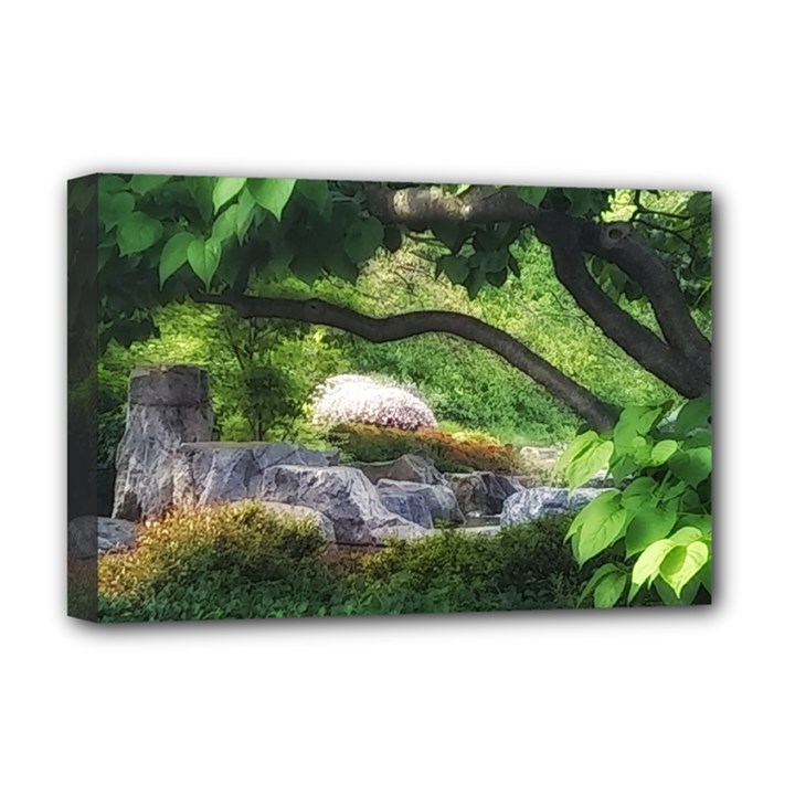 Chicago Garden of the Phoenix Deluxe Canvas 18  x 12  (Stretched)