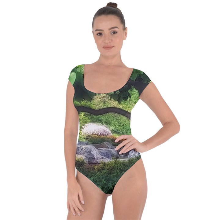 Chicago Garden of the Phoenix Short Sleeve Leotard 