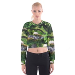 Chicago Garden of the Phoenix Cropped Sweatshirt