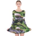 Chicago Garden of the Phoenix Long Sleeve Velvet Skater Dress View1