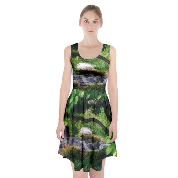 Chicago Garden of the Phoenix Racerback Midi Dress