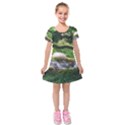 Chicago Garden of the Phoenix Kids  Short Sleeve Velvet Dress View1