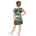 Chicago Garden of the Phoenix Kids  Short Sleeve Velvet Dress View2