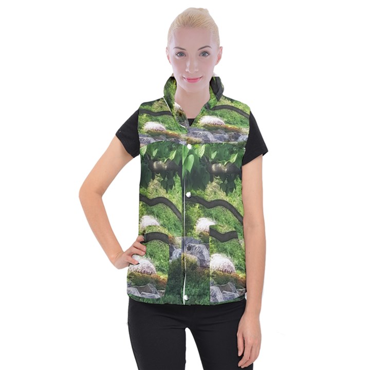 Chicago Garden of the Phoenix Women s Button Up Vest