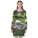 Chicago Garden of the Phoenix Long Sleeve Chiffon Shift Dress  View1