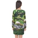 Chicago Garden of the Phoenix Long Sleeve Chiffon Shift Dress  View2