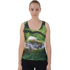 Chicago Garden Of The Phoenix Velvet Tank Top