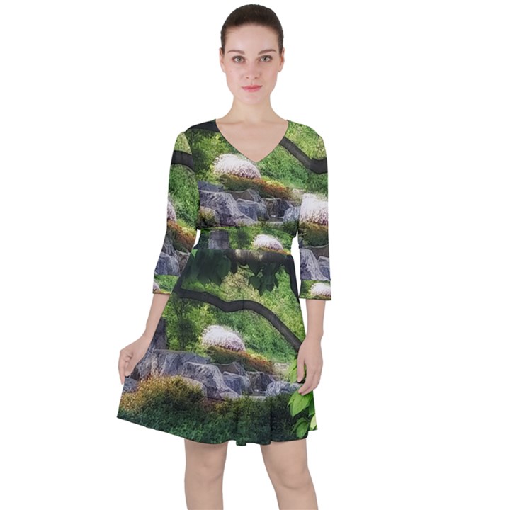 Chicago Garden of the Phoenix Ruffle Dress