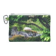 Chicago Garden Of The Phoenix Canvas Cosmetic Bag (large)