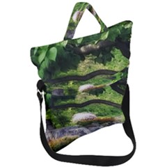 Chicago Garden Of The Phoenix Fold Over Handle Tote Bag