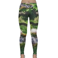 Chicago Garden of the Phoenix Lightweight Velour Classic Yoga Leggings