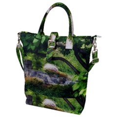 Chicago Garden of the Phoenix Buckle Top Tote Bag