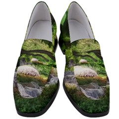 Chicago Garden Of The Phoenix Women s Chunky Heel Loafers