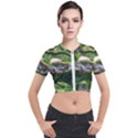 Chicago Garden of the Phoenix Short Sleeve Cropped Jacket View1