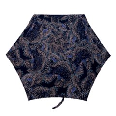 Glowing Coral Pattern Mini Folding Umbrellas by LoolyElzayat